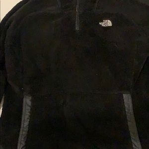 Thick fleece half zip
